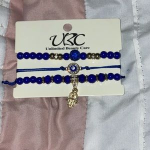 Evil eye 3 piece bracelet